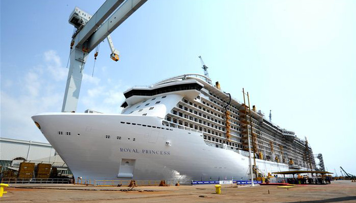 Fincantieri, varata la Royal Princess