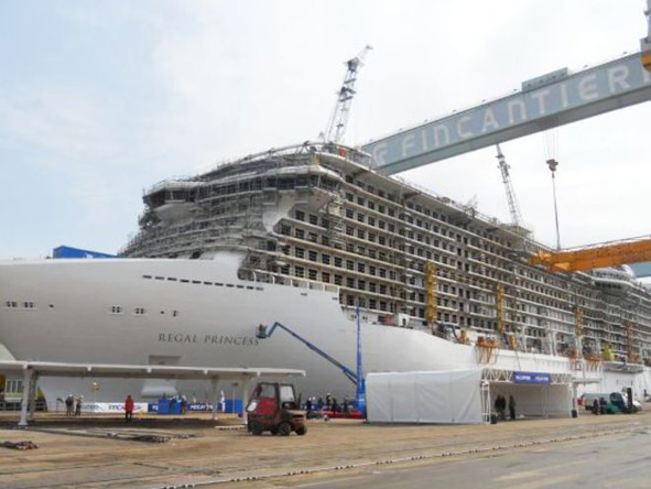 Fincantieri, varata la Regal Princess